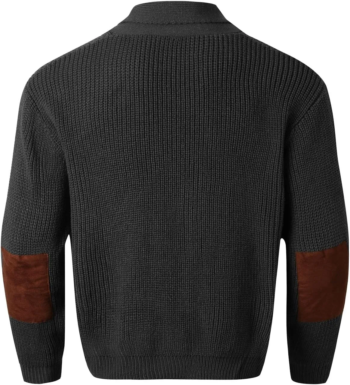 Oversized Cardigan Sweaters for Men Cable Knit Button Down Knitted Sweater Solid Slim Fit Winter Outwear with Pockets