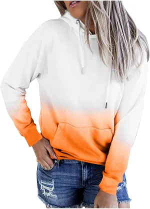 Oversized Hoodies for Women Fashion Long Sleeve Tie Dye Sweatshirts 2024 Fall Preppy Pullover with Pockets