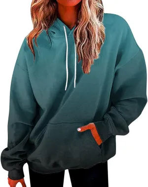 Oversized Hoodies For Women,2024 Fall Trendy Print Graphic Hoodies Casual Pullover Tops Long Sleeve Y2K Sweatshirt