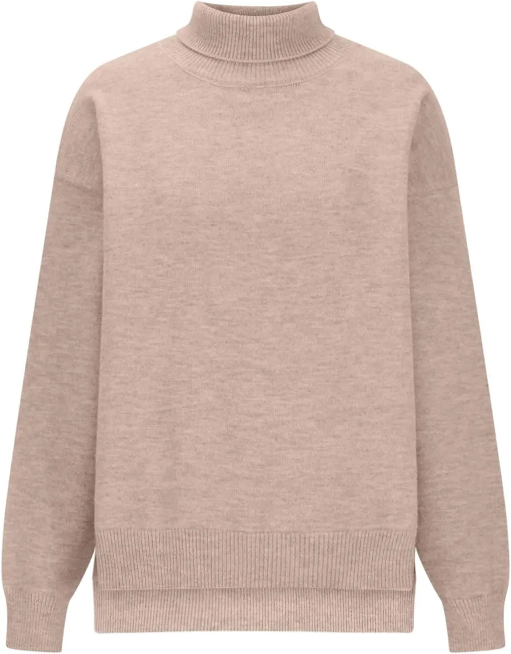 Oversized Sweaters for Women Fall Winter Long Sleeve Turtleneck Knit Pullover Solid Color Casual Loose Fit Jumper Tops