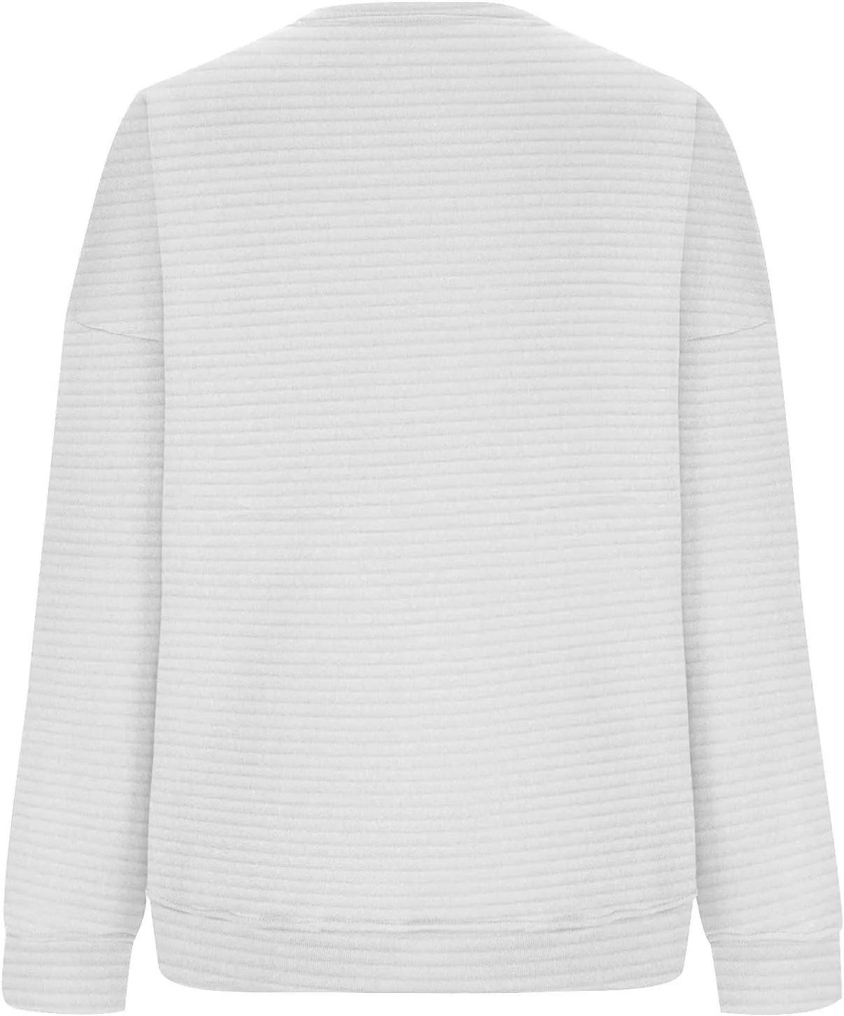 Oversized Sweatshirt for Women Crewneck Long Sleeve Pullover Top Ribbed Cute Teen Girls Clothes Fashion Outfits