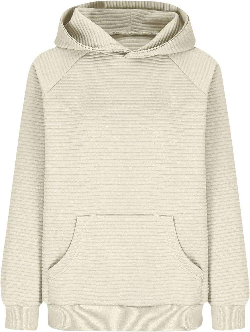 Preppy Hoodies for Women Fleece Loose Fit Hooded Sweatshirts Comfy Casual Long Sleeve Hoodies with Pockets