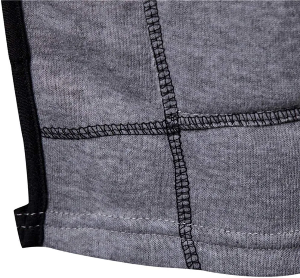 RTRDE Mens Coat Long Hooded Cardigan Shawl Collar Lightweight Open Front Overcoat with Pockets Hoodie Jacket, M-2XL