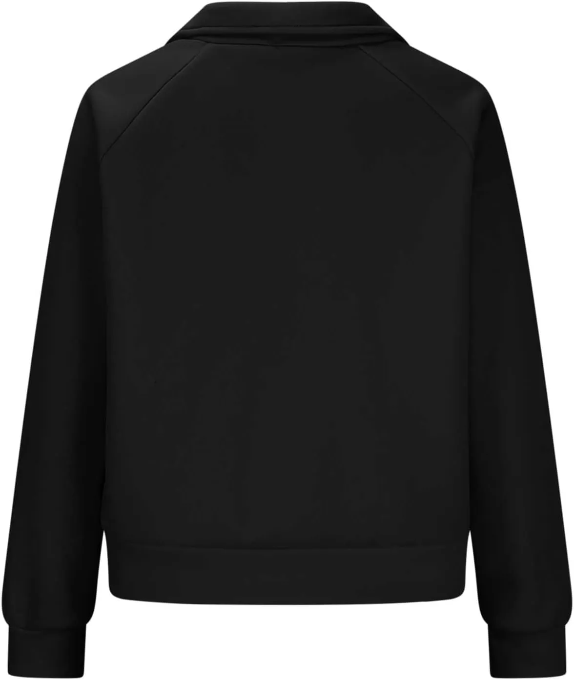SEAOPEN Half Zip Sweatshirts Women Cropped Hoodies Long Sleeve Drawstring Pullover Top Fall Fleece Jackets with Pocket