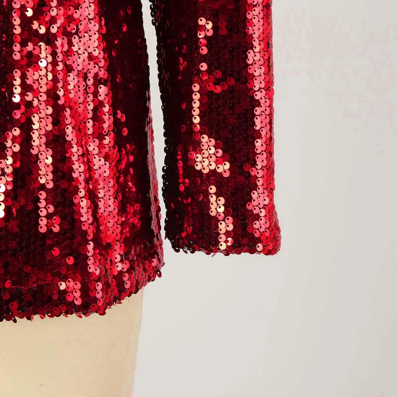 Sequin Blazers for Women 2025 Carnival Party Shiny Suit Jacket Business Casual Long Sleeve Glitter Cardigan Jackets