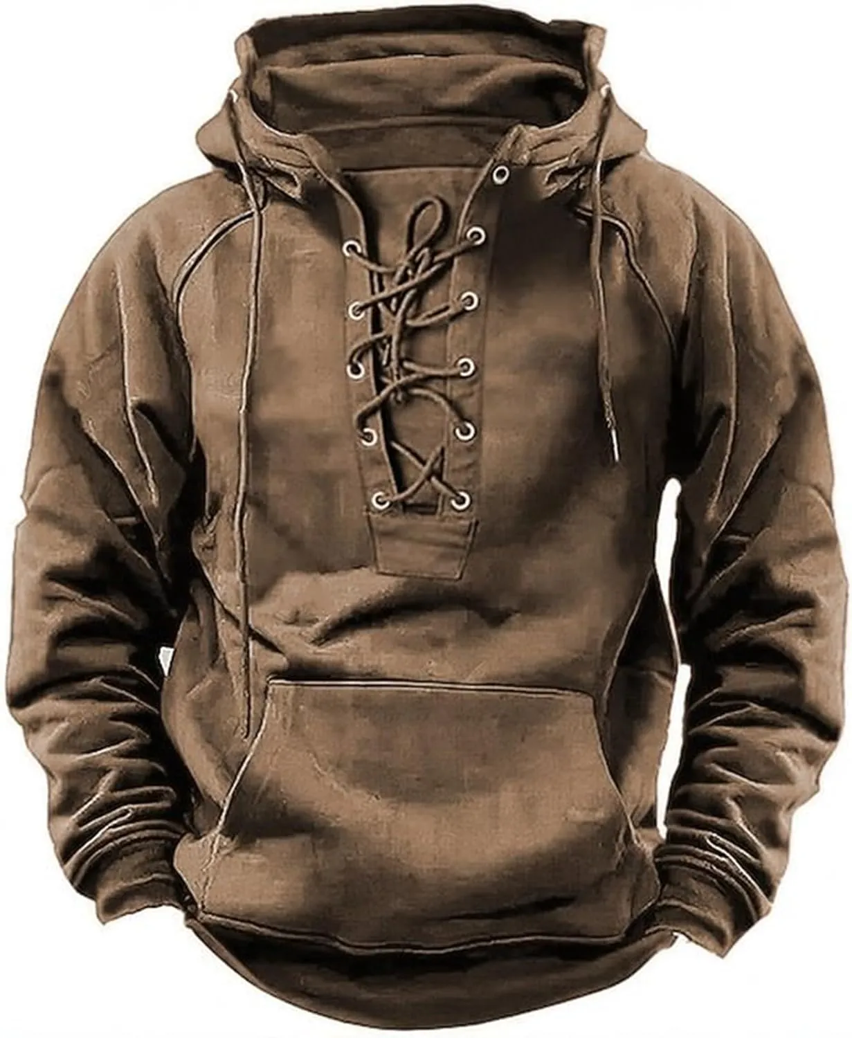 SHAOBGE Tactical Hoodies for Men 2024 Quater-Zip Pullover Vintage Sweatshirt Casual Long Sleeve Cargo Hoodies with Pocket