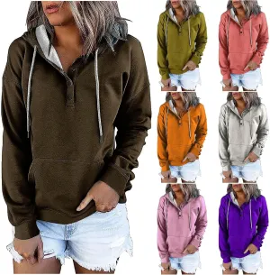 SMIDOW Hooded Sweatshirts for Women Pullover Tops Fleece Fall Winter Tunic Blouses Athletic Workout Pullover Y2K Clothes