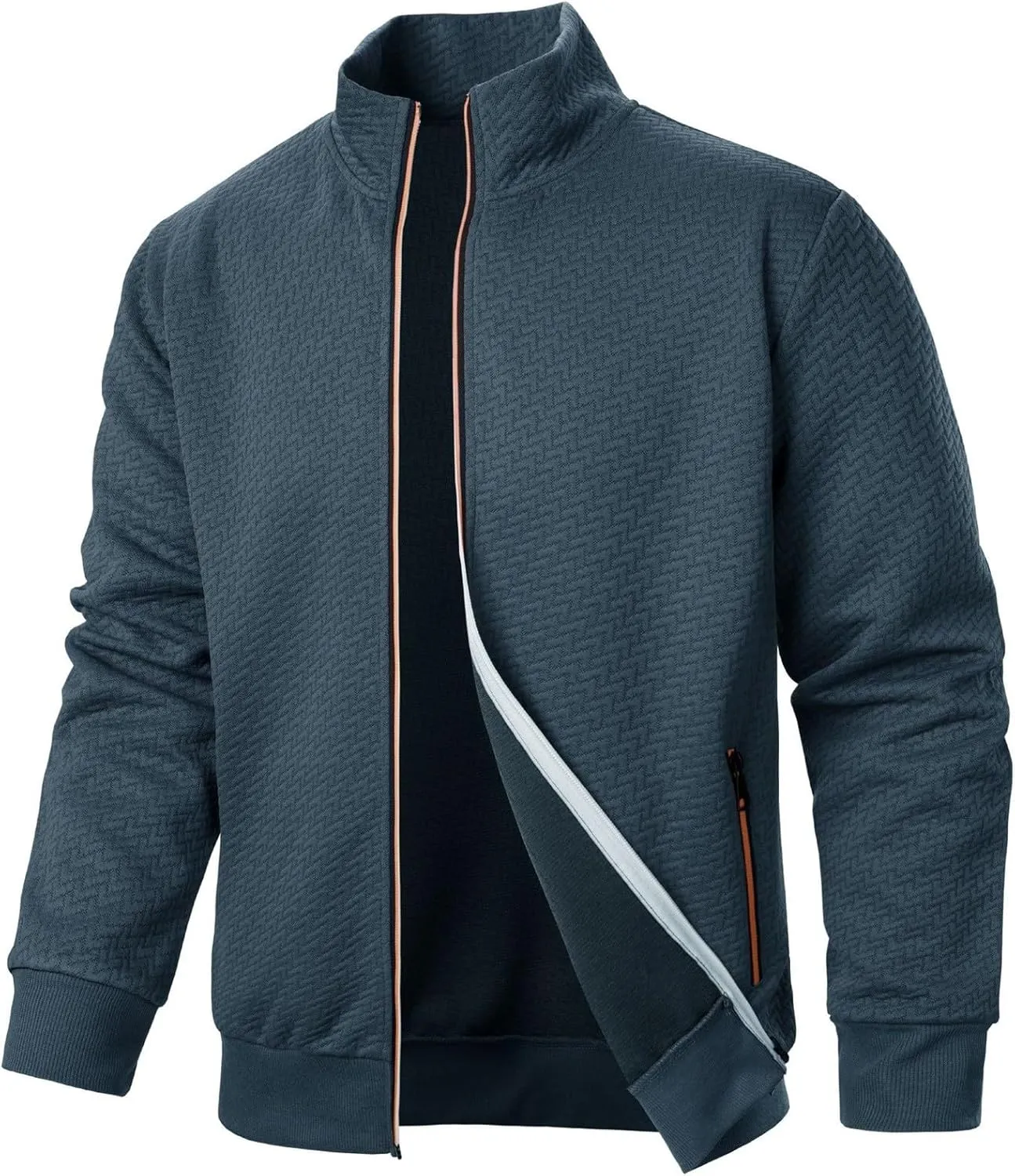 SUWBMHWE Packable Puffer Jacket Men Warm Lightweight Winter Jackets Mens Breathable Windbreaker Outdoor Rain Coat