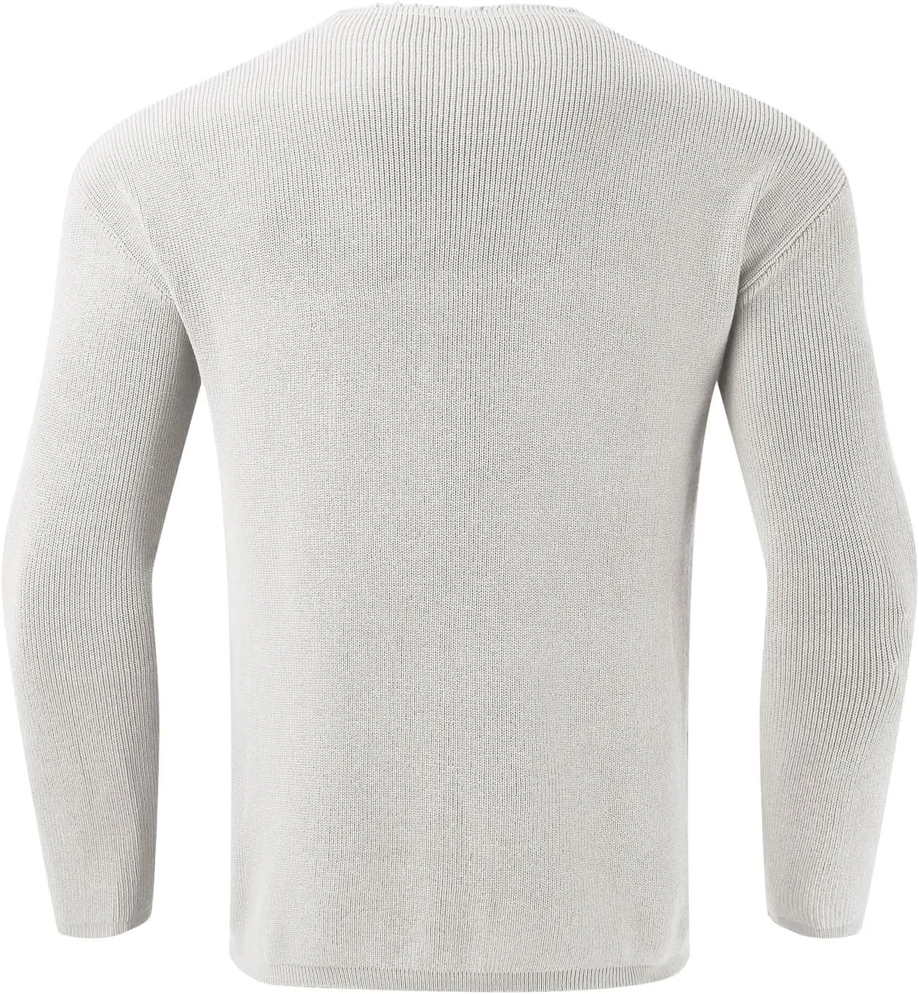 Sweater Tops for Men, V Neck Long Sleeve Knitted Lightweight Sweaters Autumn Solid Vintage Active Sportswear