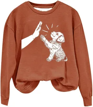 Sweatshirts for Teen Girls 2024 Fashion Crewneck Long Sleeve Sweater Pullover Casual Fleece Soft Cute Graphic Tops