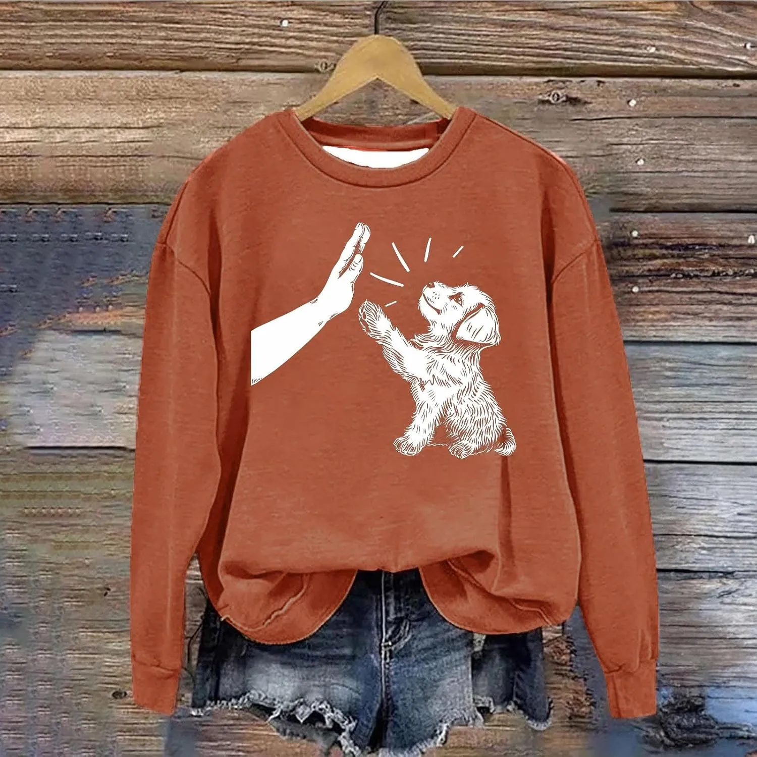 Sweatshirts for Teen Girls 2024 Fashion Crewneck Long Sleeve Sweater Pullover Casual Fleece Soft Cute Graphic Tops