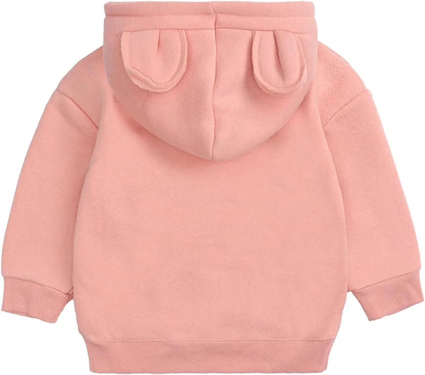 Toddler Sweatshirt Hoodie Pullover Solid Long Sleeve Cute Outfits Baby Girls Boys Fall Winter Cozy Warm Clothes