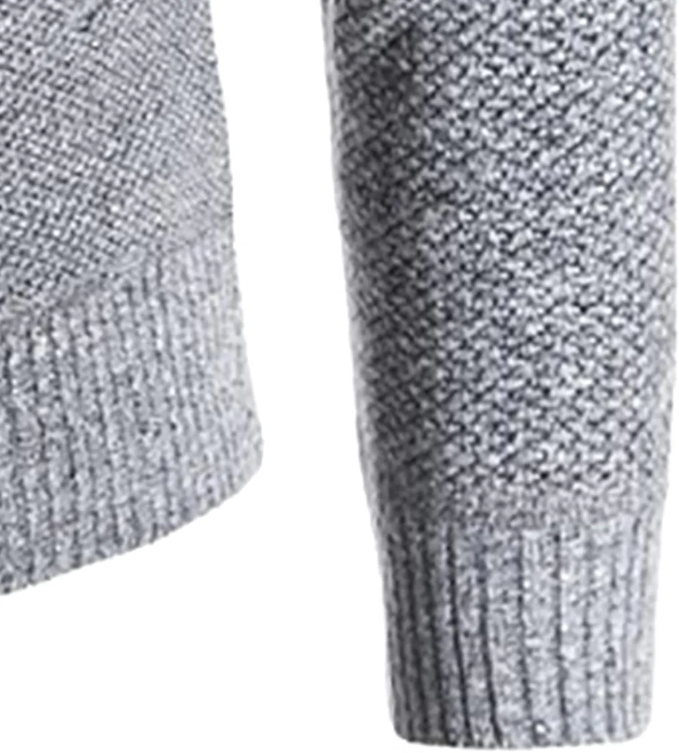 tuduoms Mens Full Zip Cardigan Thick Fleece Lined Sweater Coats Warm Winter Color Block Thermal Sweatshirts Jackets Pocket