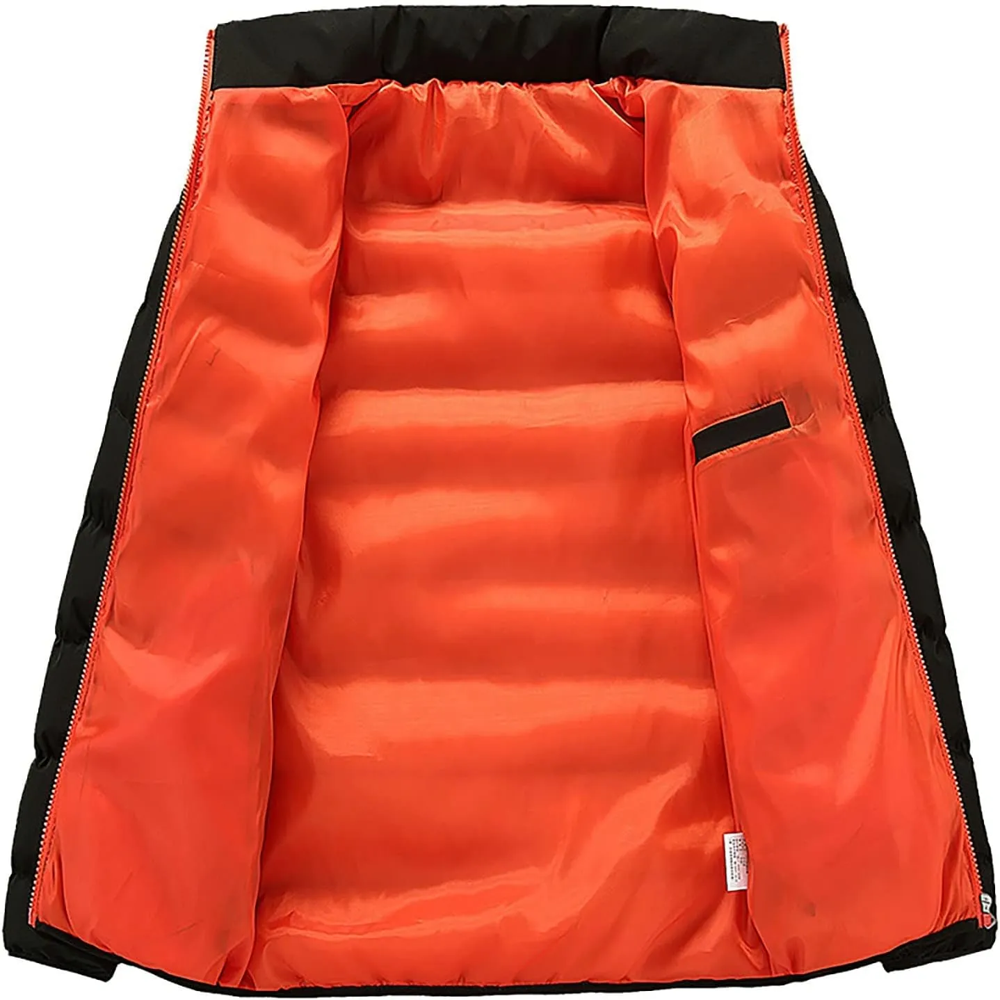 Winter Coats for Men Warm Zip up Jacket Lightweight Puffer Jacket Stand Collar Jacket Casual Packable Down Coat