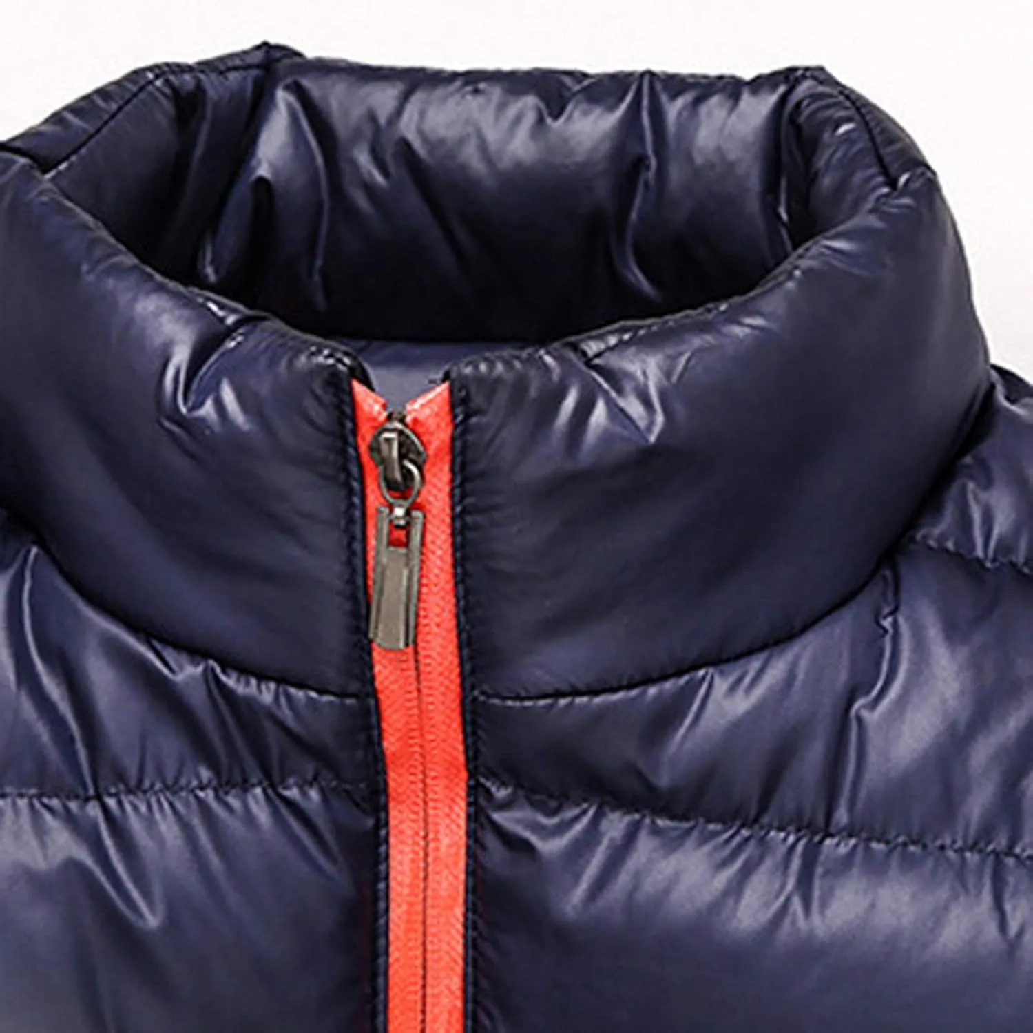 Winter Jackets for Men, Men's Puffer Jacket Lightweight Warm Packable Winter Coats Water-Resistant Solid Color Jacket