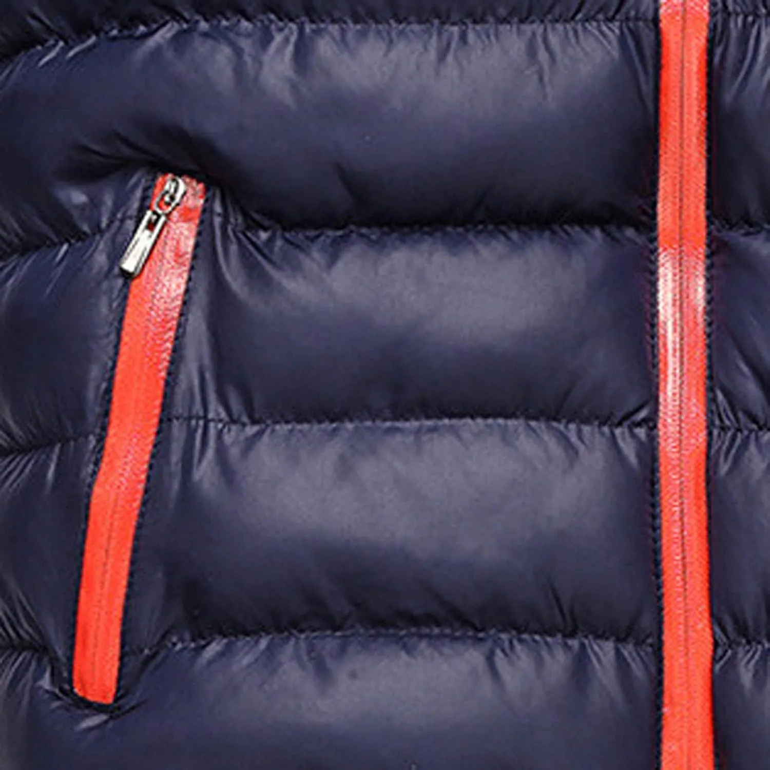 Winter Jackets for Men, Men's Puffer Jacket Lightweight Warm Packable Winter Coats Water-Resistant Solid Color Jacket