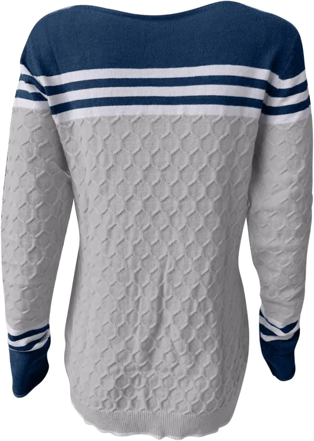 Women Trendy Jumper Striped Pullover Sweater Casual Lightweight Knit Tops Soft Fall Cable Sweaters Knitwear Shirts