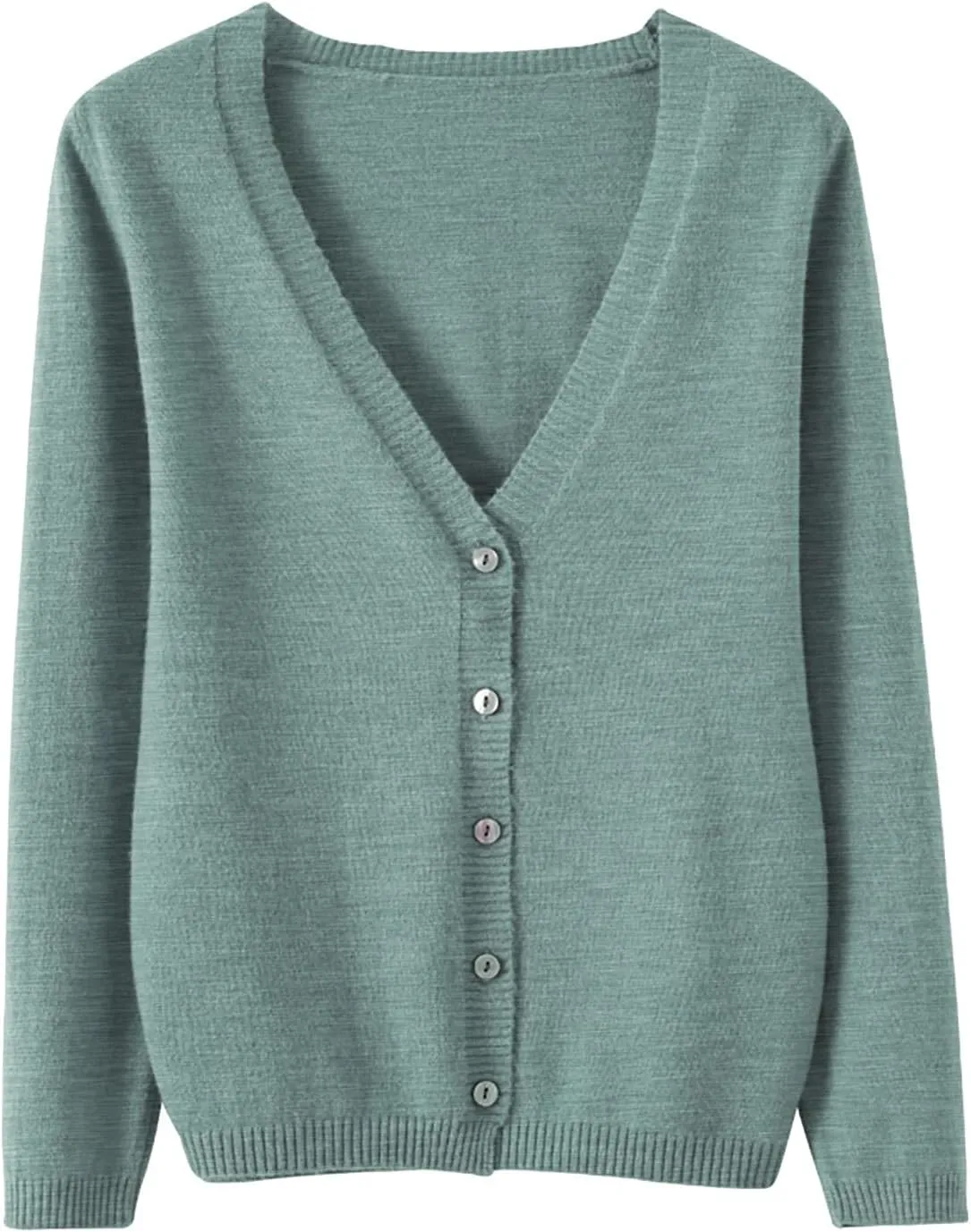 Women's Cable Knit Open Front Cardigans Sweater Casual Sweater Warm Top Button Down Loose Cardigan Outwear Womens