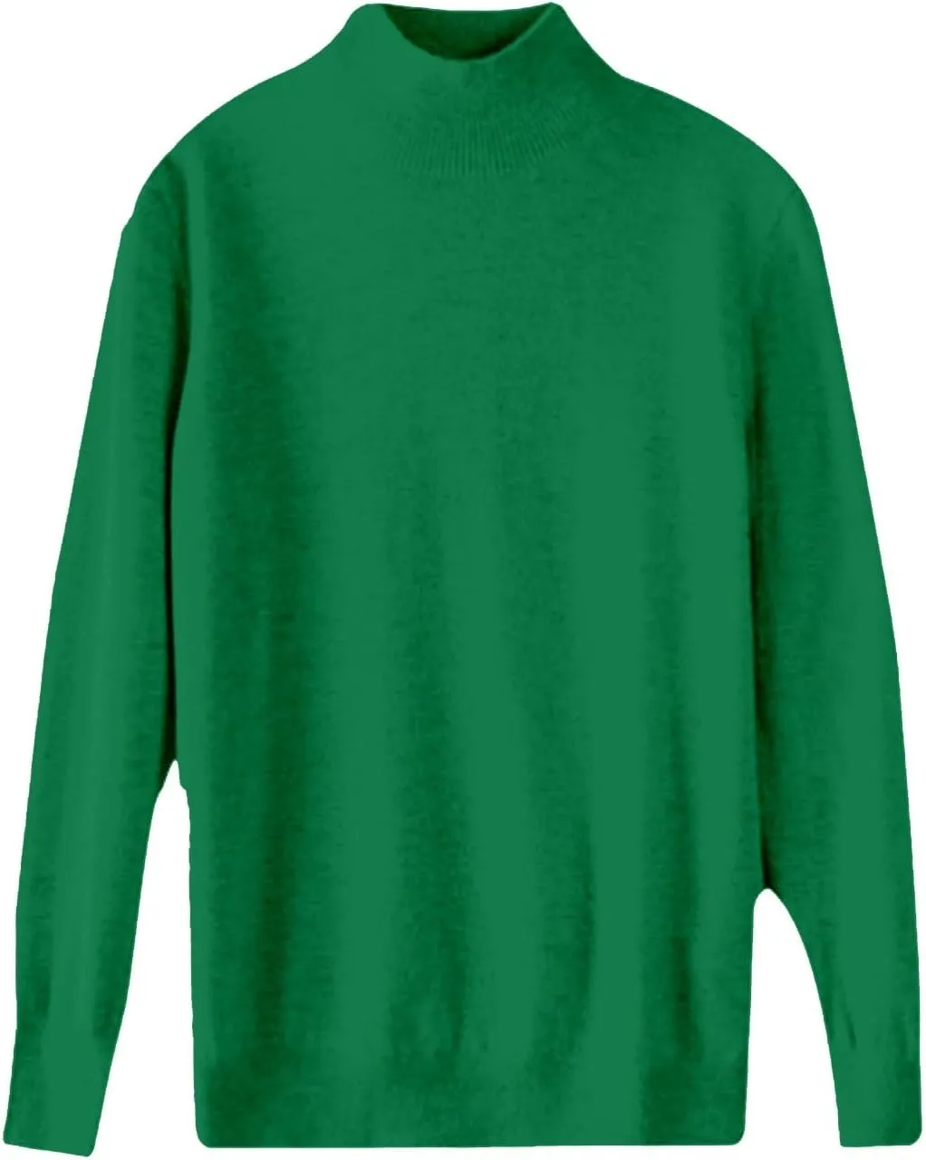 Womens Cashmere Sweaters Soft Half Turtleneck Long Sleeve Wool Sweater Tops Solid Lightweight Knit Pullover Tops