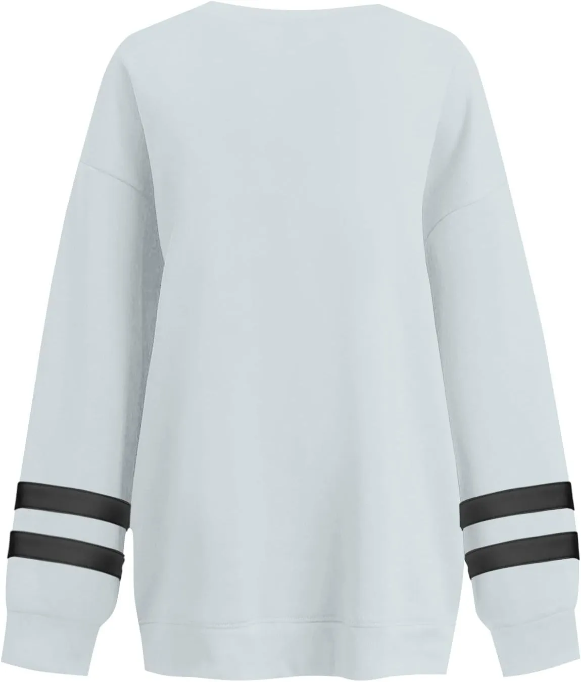 Womens Crewneck Sweatshirt Winter Fleece Plus Size Hoodie Color Block Loose Cute Sweatshirts No Hood Y2k Sweater