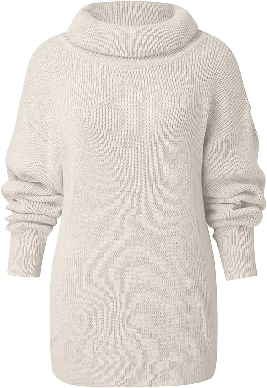 Womens Fall Oversized Sweaters 2023 Fashion Chic Turtleneck Batwing Long Sleeve Jumper Tops Soft Knitted Pullover