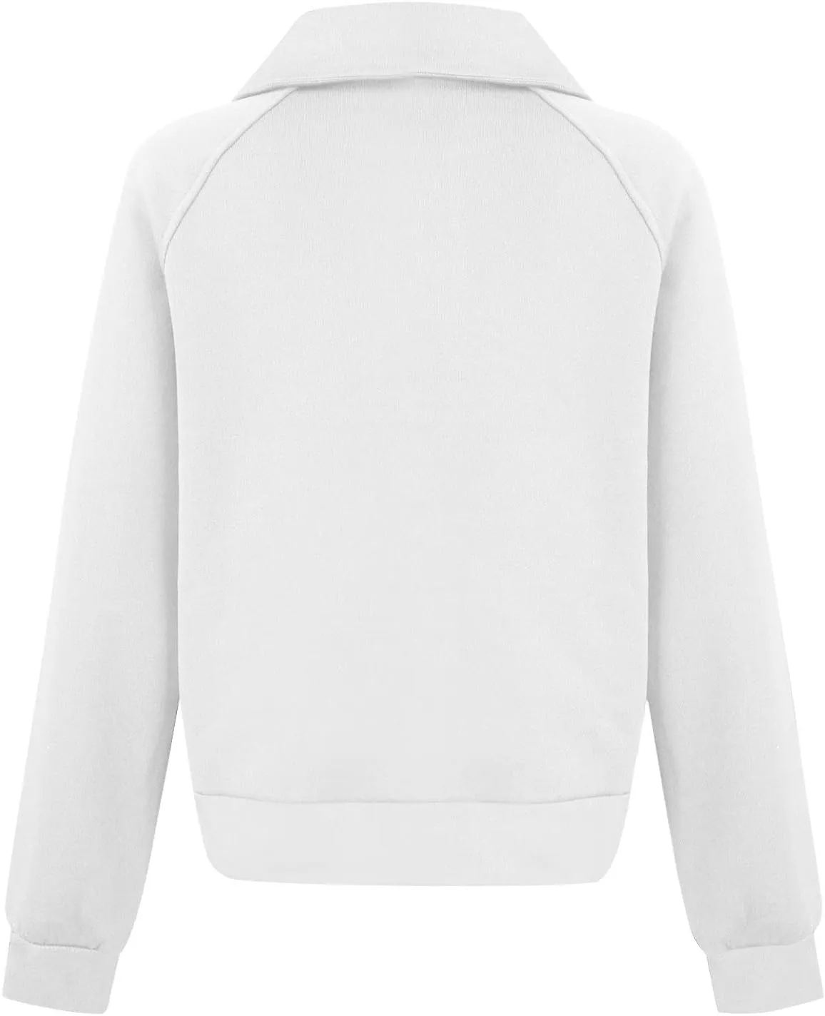 Womens Half Zip Sweatshirts Cropped Fleece Hoodies Quarter Zip Up Pullover Sweaters Fall Casual Loose Fit Top