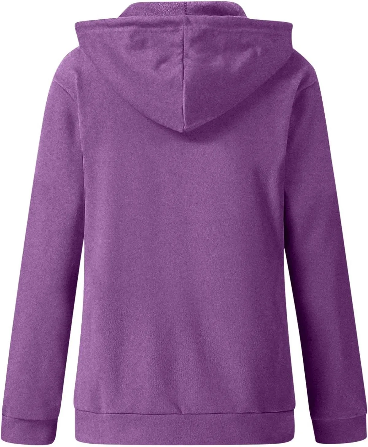 Womens Hoodies Zip Up Long Sleeve Fall Oversized Sweatshirts Fleece Soft Jacket With Pockets 2024 Fashion Clothes