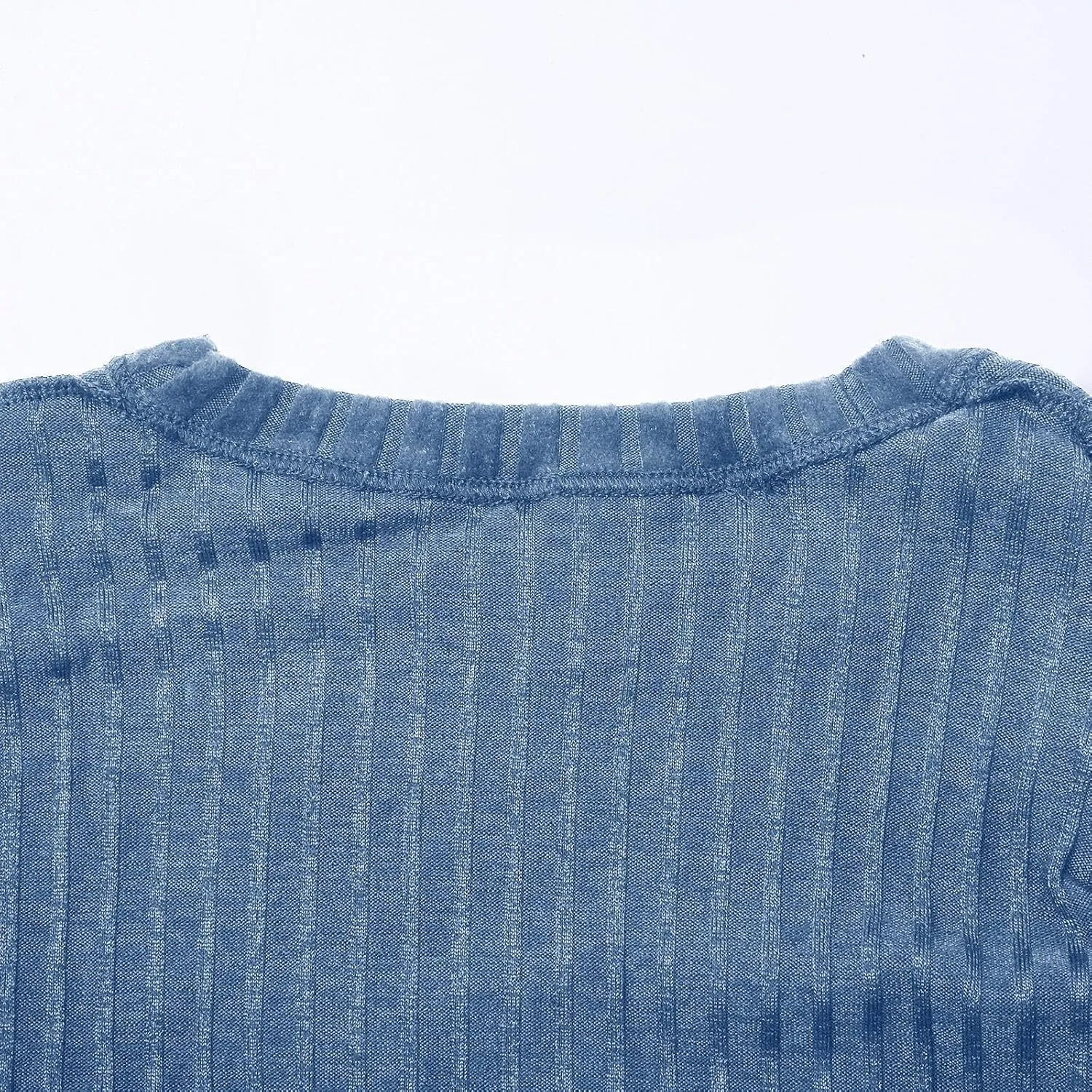 Womens Kint Sweaters Solid Color Round Neck Loose Side Split Long Sleeve Fall Pullover Sweaters Casual Slouchy Tops