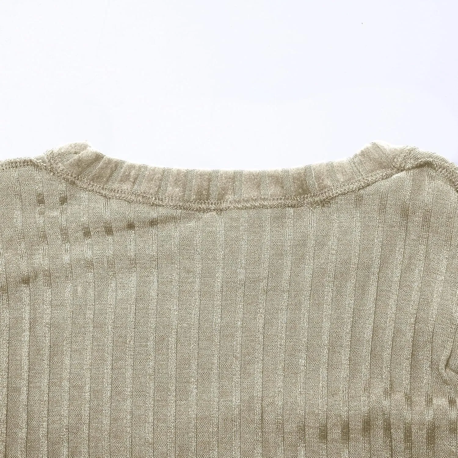Womens Kint Sweaters Solid Color Round Neck Loose Side Split Long Sleeve Fall Pullover Sweaters Casual Slouchy Tops