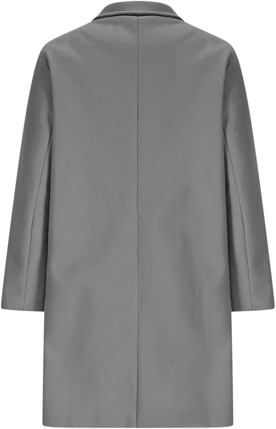 Womens Long Coat Classic Open Front Zip Up Casual Winter Wool Blend Over Pea Coats 2024 Fashion Solid Long Jackets