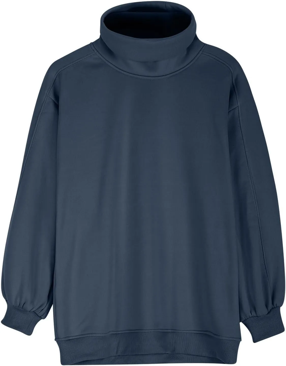 Women's Long Sleeve Cowl Neck Sweatshirt Oversized Pullover Casual Loose Sweatshirts Plus Size Soft Tunic Tops