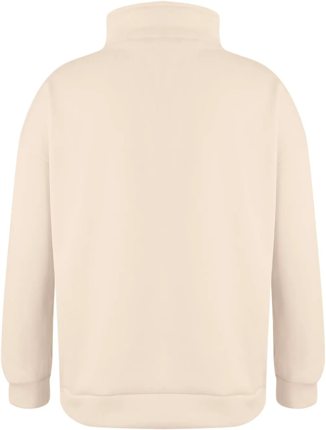 Womens Long Sleeve Solid Color Half Zip Sweatshirts Fall Winter Trendy Outfits Hoodies With Pockets Workout Pullover