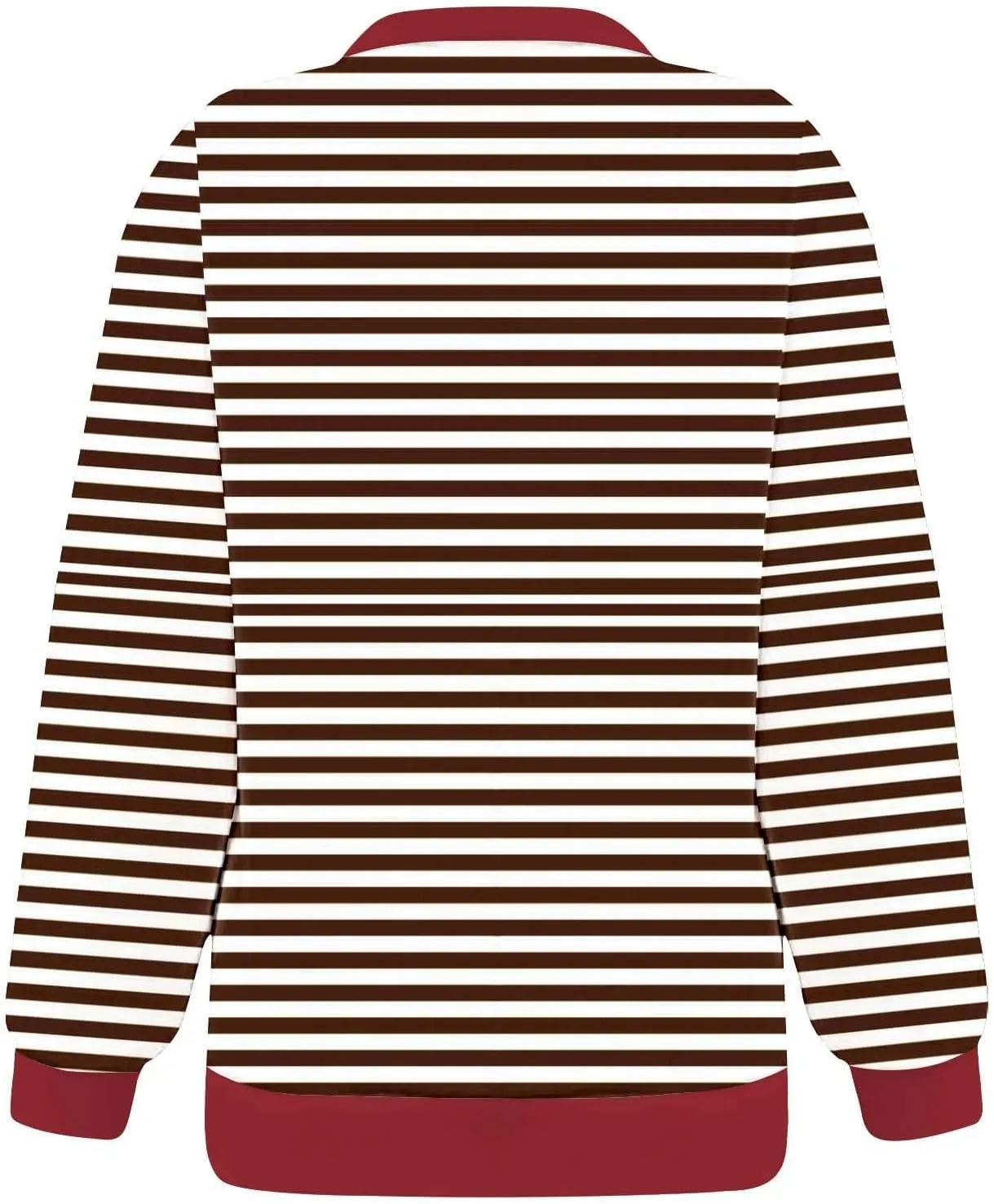 Womens Loose Hoodie Long Sleeve Quarter Zip Up Lapel Striped Color Block Pullover Sweatshirt Fall Fashion Workout Tops