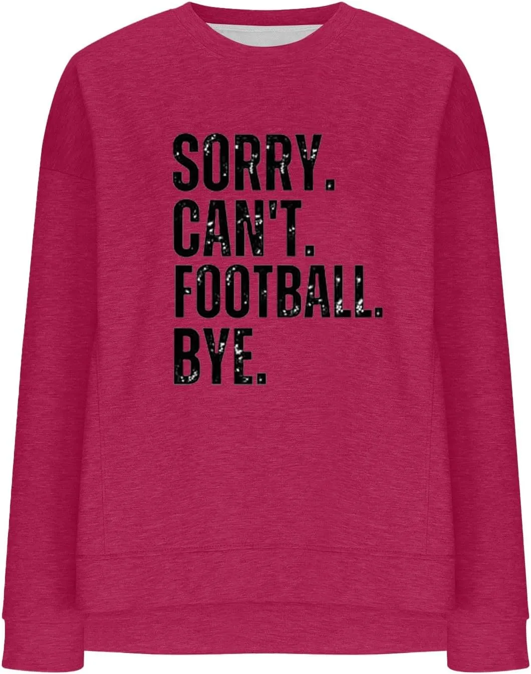 Womens Loose Sweatshirts Crewneck Letter Print Long Sleeve Hoodies Fall Workout High Low Hem Slit Tops for Teen Girls