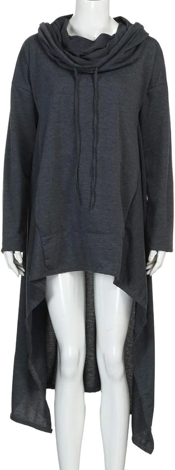 Womens Novelty Hoodies Pocket Sleeve Sweatshirt Long Shirt Tops Women Women's Blouse Fall Clothes with Pocket Sweaters