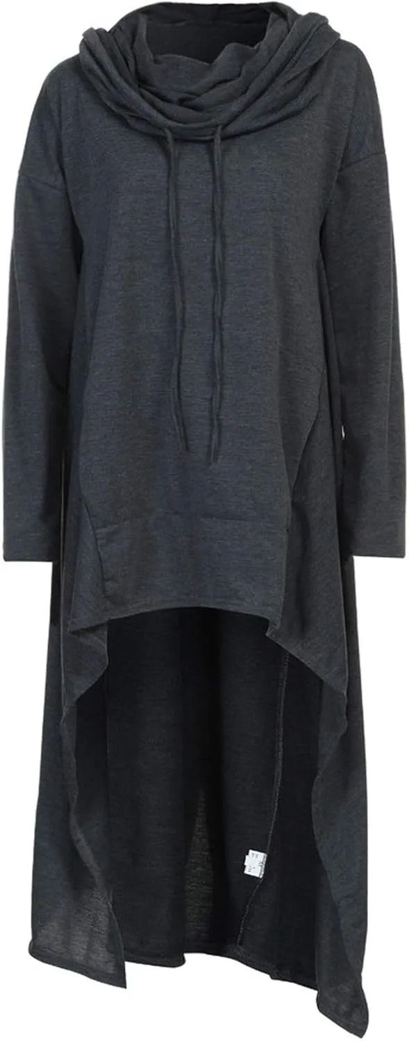 Womens Novelty Hoodies Pocket Sleeve Sweatshirt Long Shirt Tops Women Women's Blouse Fall Clothes with Pocket Sweaters