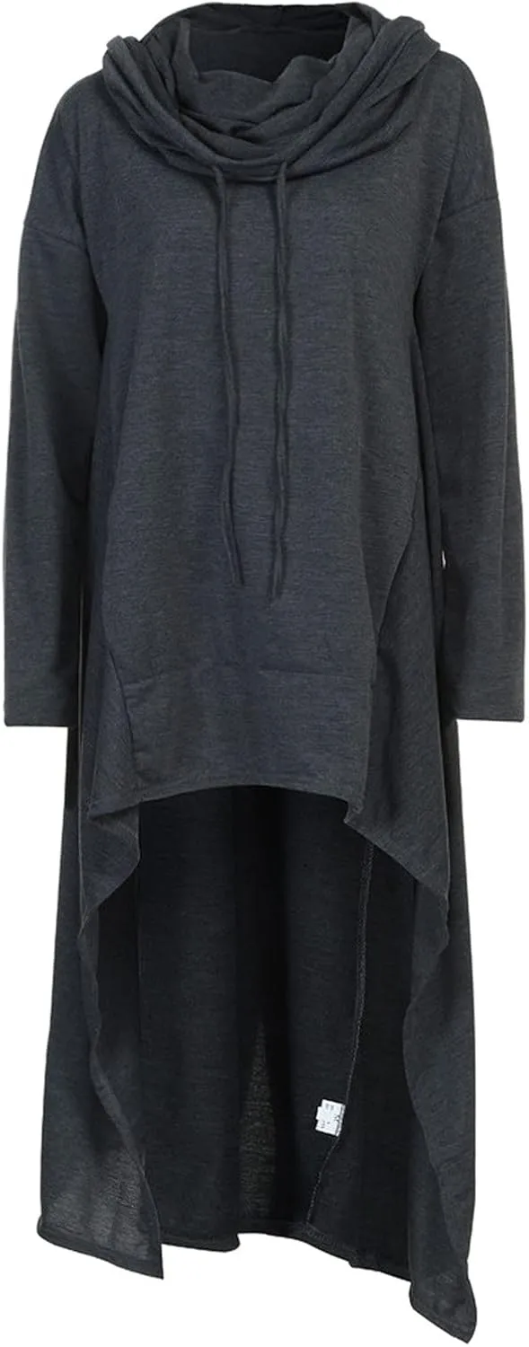 Womens Novelty Hoodies Pocket Sleeve Sweatshirt Long Shirt Tops Women Women's Blouse Fall Clothes with Pocket Sweaters