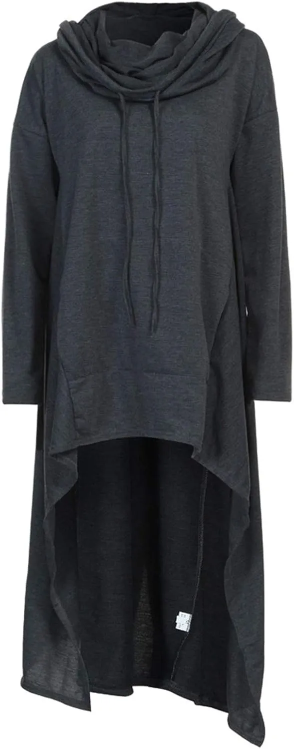 Womens Novelty Hoodies Pocket Sleeve Sweatshirt Long Shirt Tops Women Women's Blouse Fall Clothes with Pocket Sweaters