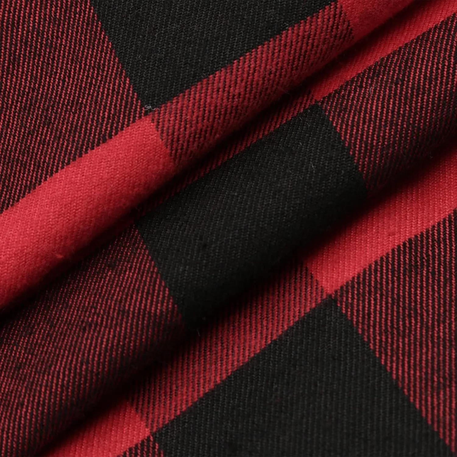 Women's Open Front Cardigan Casual Lightweight Long Sleeve Kimono Cardigans Buffalo Plaid Shirt Comfy Soft Outwear