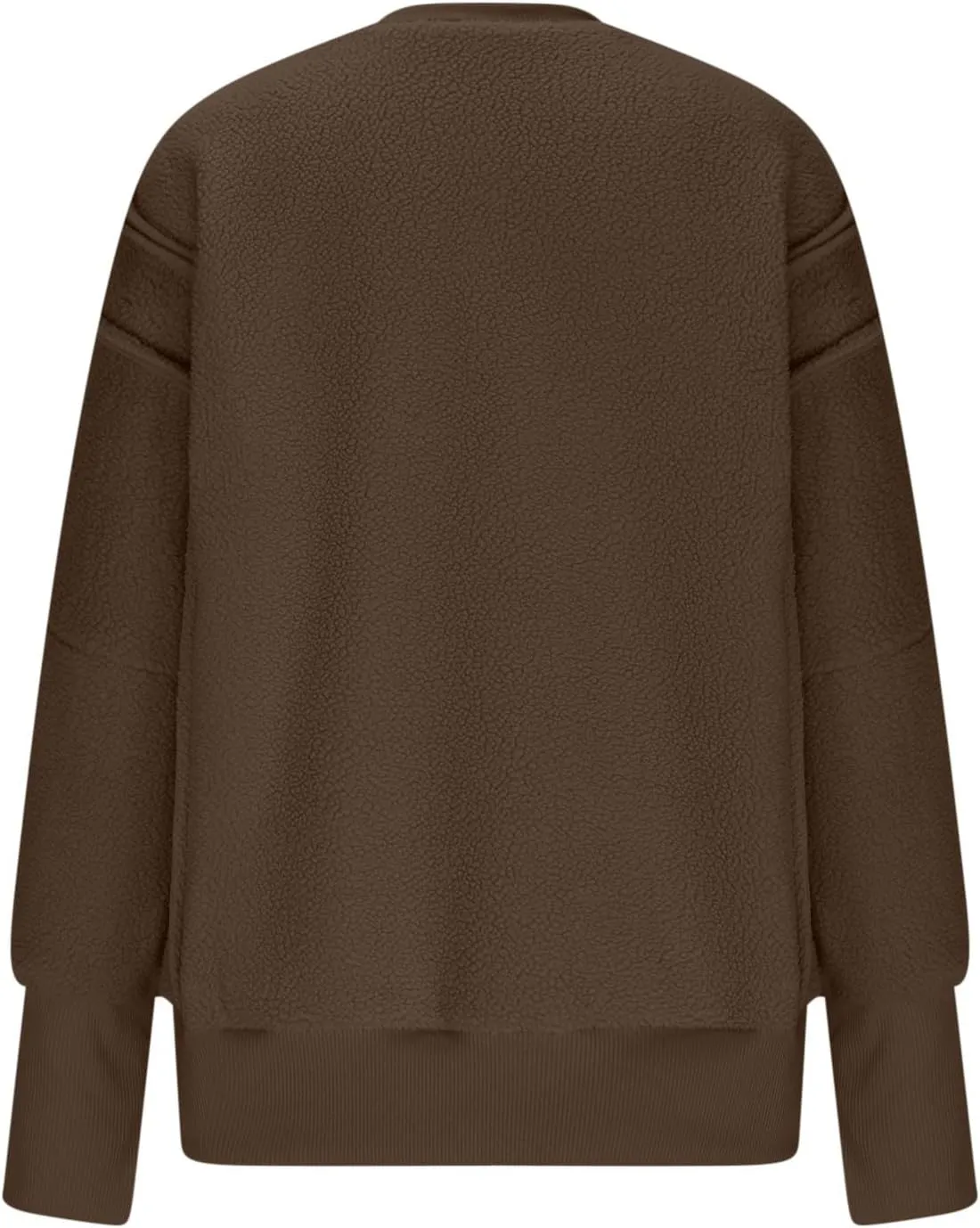 Women's Oversized Crewneck Sweatshirts Trendy Long Sleeve Fleece Pullover Fall Fashion Tops Comfort Winter Clothes