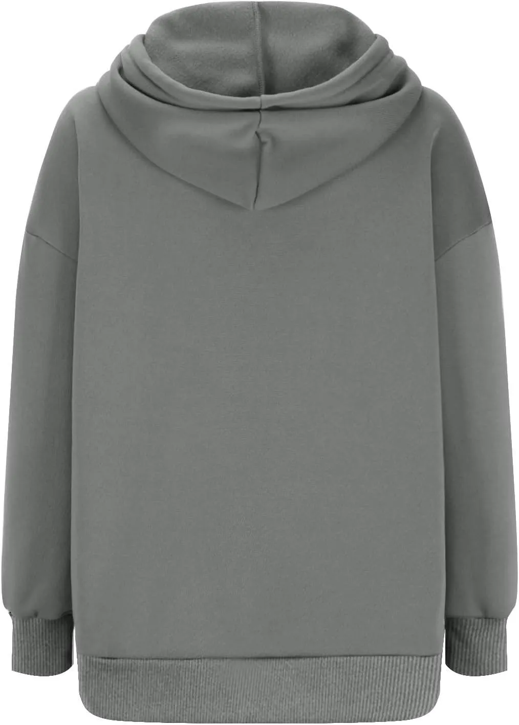 Womens Oversized Hoodies Sweatshirt-Pullover Sweatshirts with Pockets Stretchy Soft Cotton Basic Fall Outfits 2024