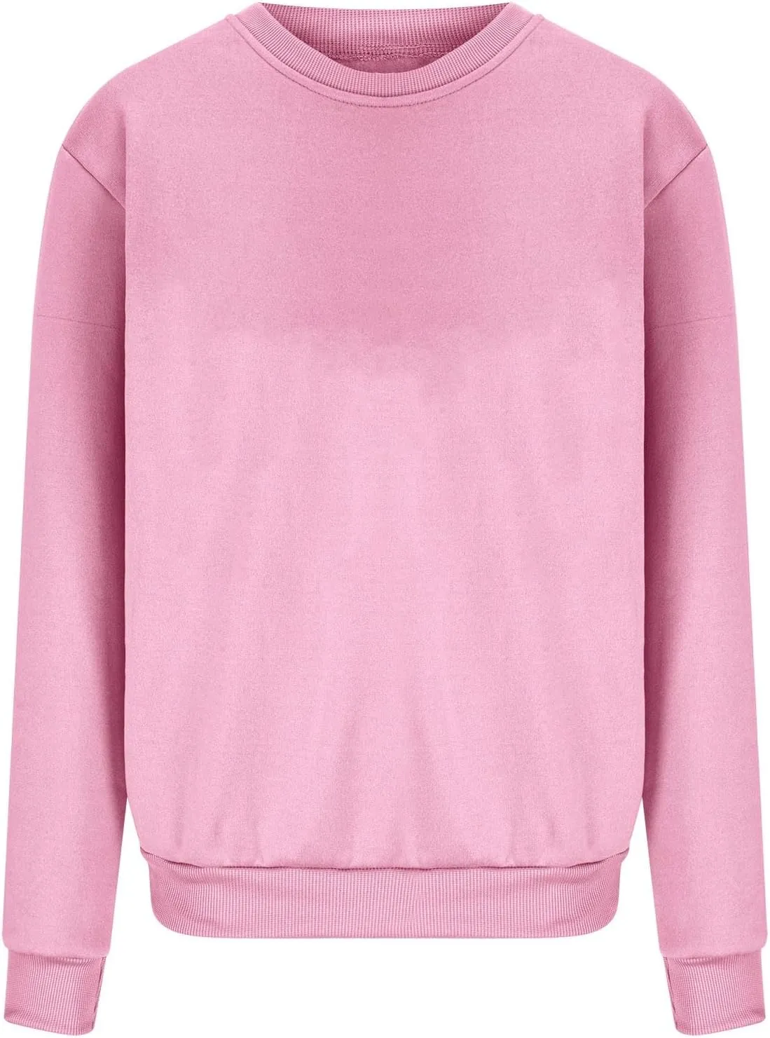 Womens Oversized Sweatshirt 2024 Casual Trendy Pullover Shirts Long Sleeve Crewneck Tunic Tops Ladies Fall Clothing