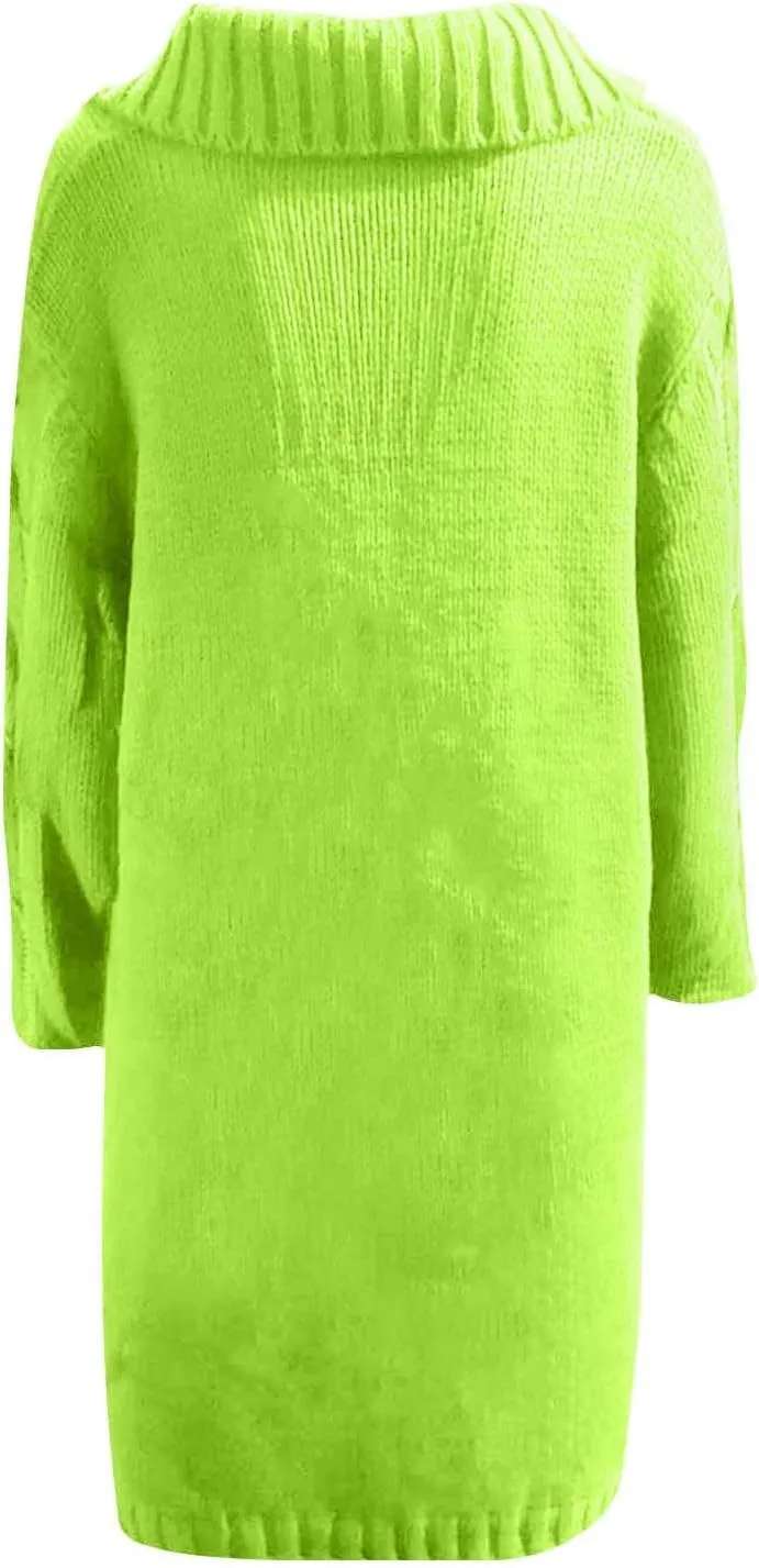 Womens Plus Size Cable Knit Sweaters Cardigans Fall Open Front Cardigan Sweaters Outerwear Chunky Cardigan Long Coat