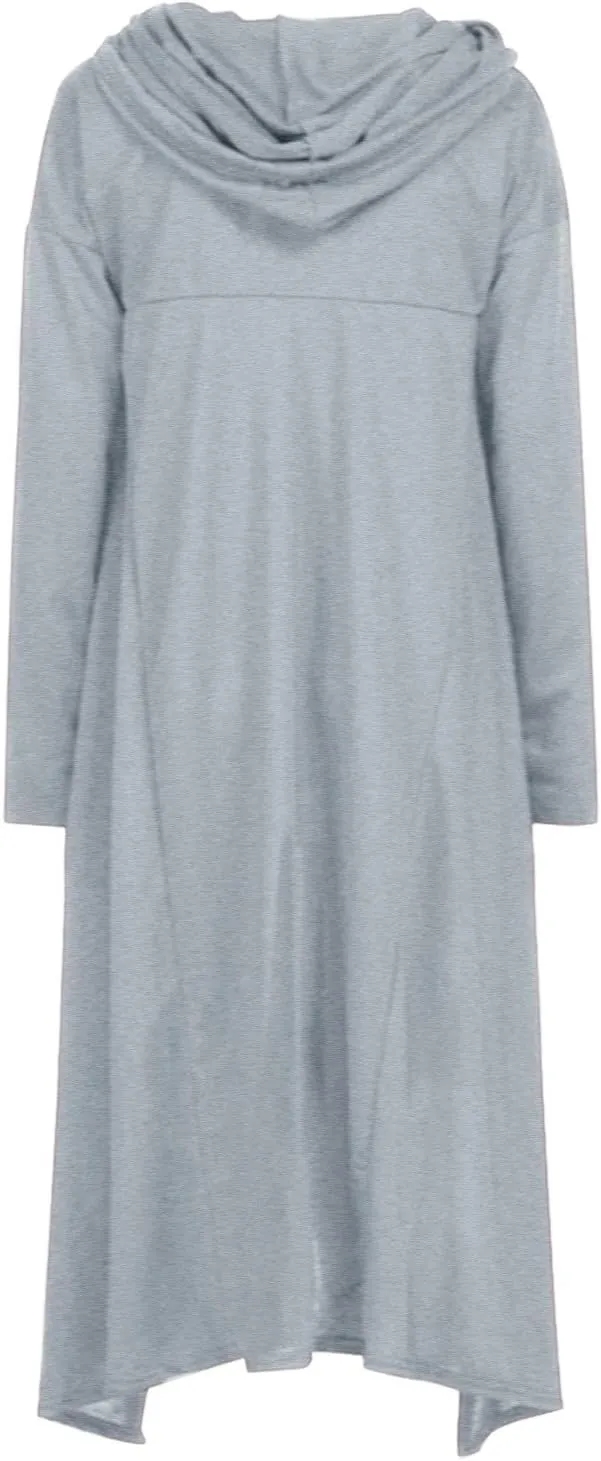 Women’s Slub Knit Full-Zip Hoodie Women Loose Hoodie Long Hooded Tops Ladies Sweatshirt Sweaters Casual Fashion
