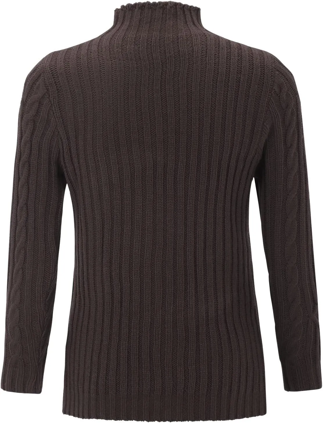 Womens Turtleneck Long Sleeve Sweaters 2024 Trendy Casual Pullover Tops Cable Ribbed Knit Sweater Fall Outfits