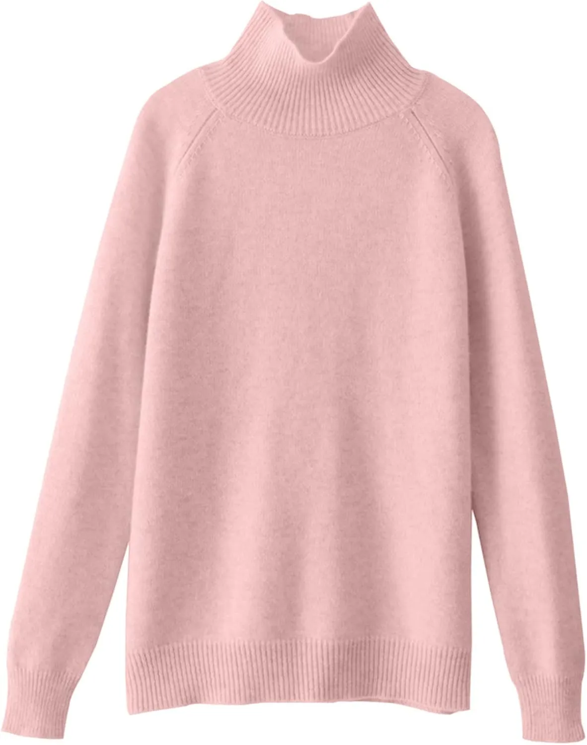 Womens Turtleneck Sweaters Oversized Sweaters Ribbed Knitted Sweater Fall Pullover Sweater Y2K Sweaters Jumper Tops
