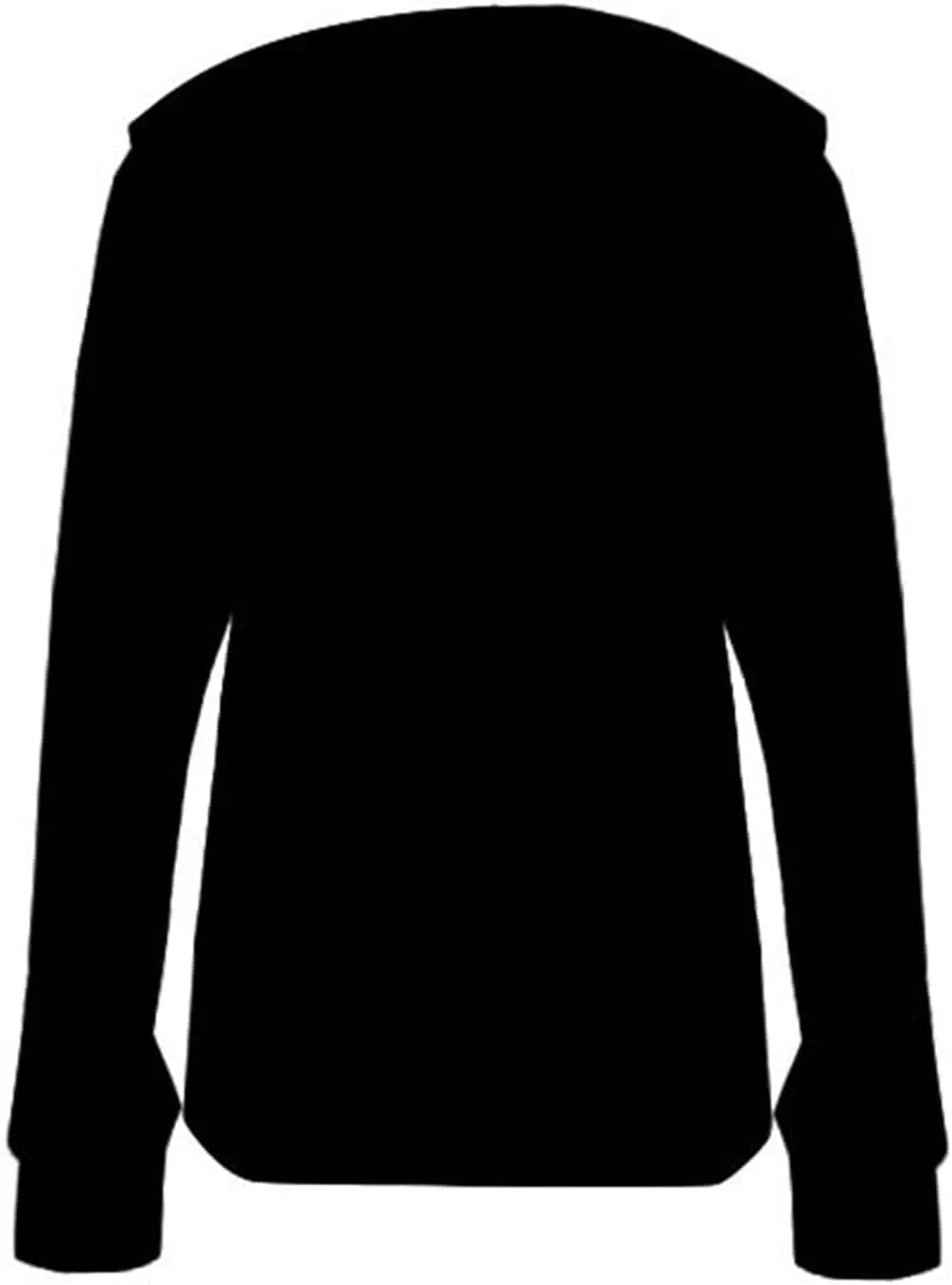 Womens Waffle Sweater Autumn Casual Solid Drawstring Hooded Button Up Slouchy Hoodies Loose Knitted Long Sleeve Tops