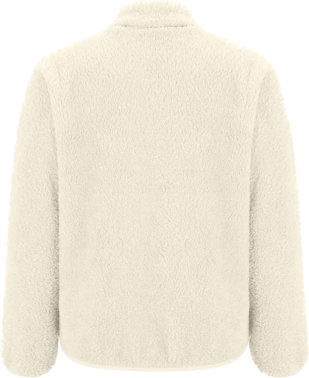 Women's Winter Fleece Sweatshirt Jacket Full Zip Sherpa Fur Hooded Jacket Lightweight Shaggy Teddy Coat Outerwear