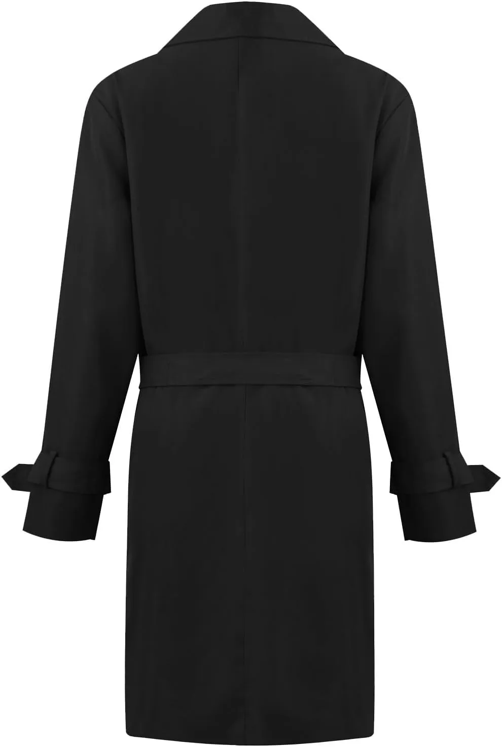 Women's Wool Coats Fashion Autumn And Winter Long-Sleeved Lapel Tweed Coat Windbreaker Jacket, M-3XL