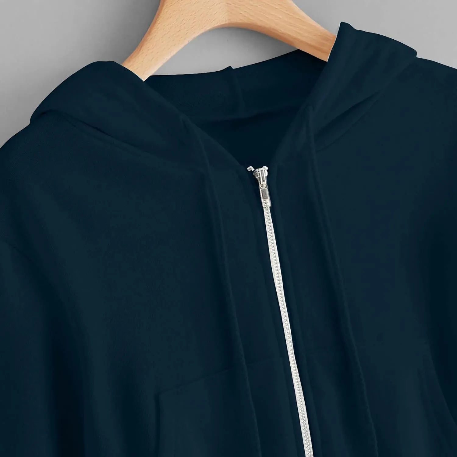 Womens Y2K Cropped Zip Up Hoodies Long Sleeve Lightweight Sweatshirts Jackets Trendy Tees Girl Clothes 2024